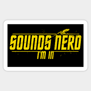 Sounds Nerd - 3 Sticker